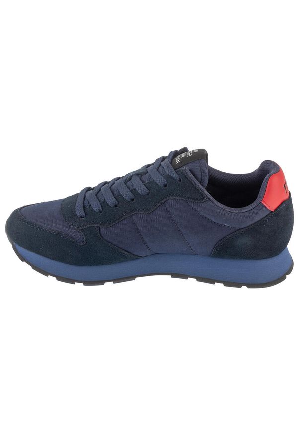 SUN68 - Buty sportowe Sneakersy męskie, Tom Solid. Kolor: niebieski. Sport: turystyka piesza