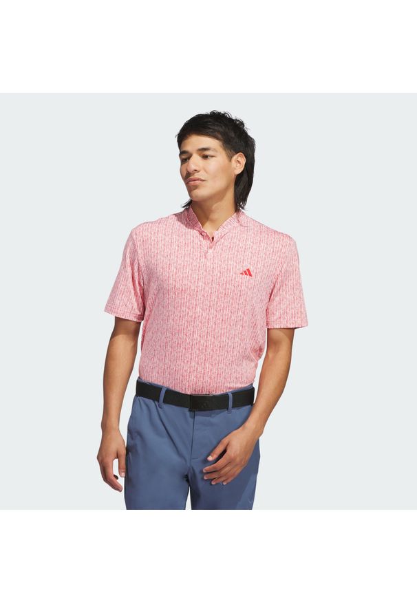 Adidas - Koszulka Ultimate365 Printed Polo. Typ kołnierza: polo. Kolor: czerwony, różowy, wielokolorowy. Materiał: materiał. Styl: sportowy