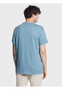 Guess T-Shirt 3D Embro M3GI25 K8FQ4 Niebieski Regular Fit. Kolor: niebieski. Materiał: bawełna