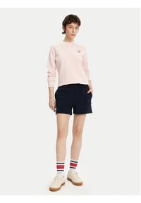 TOMMY HILFIGER - Tommy Hilfiger Szorty sportowe UW0UW05800 Granatowy Regular Fit. Kolor: niebieski. Materiał: bawełna