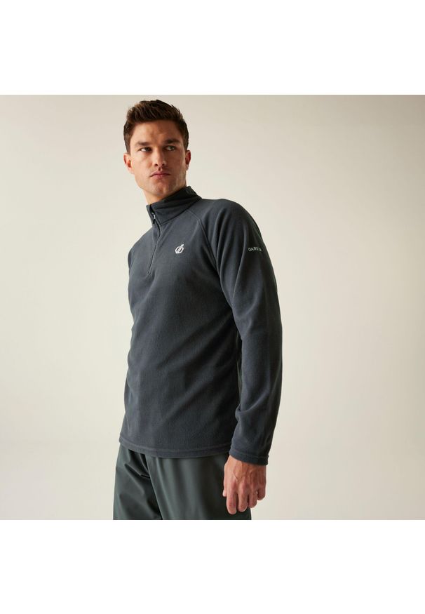 DARE 2B - Polar turystyczny męski Freethink II z suwakiem. Kolor: brązowy, szary, wielokolorowy. Materiał: polar. Sport: turystyka piesza