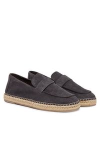 Calvin Klein Espadryle Espadrille Loafer Band Su HM0HM02072 Brązowy. Kolor: brązowy. Materiał: skóra, zamsz #5