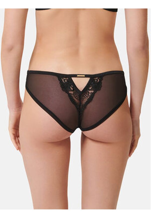 Bluebella Figi klasyczne Marseille 42295-BK Czarny. Kolor: czarny. Materiał: wiskoza