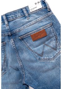 Wrangler - SPODNIE MĘSKIE WRANGLER SPENCER SPARK BLUE W16AMW19C. Stan: obniżony. Wzór: aplikacja #6