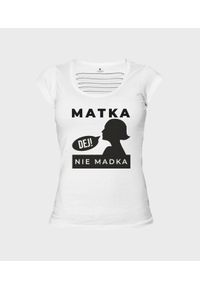 MegaKoszulki - Koszulka damska back cut Matka, NIE madka