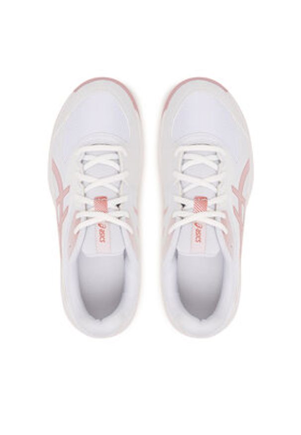 Asics Buty do tenisa Gel-Game Gs Clay/Oc 1044A082 Biały. Kolor: biały. Materiał: skóra. Sport: tenis
