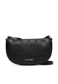 Karl Lagerfeld - KARL LAGERFELD Torebka A3W32090 Czarny. Kolor: czarny. Materiał: skórzane