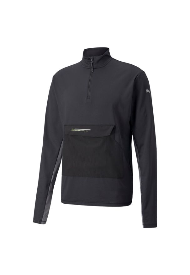 Puma Bluza Run Cooladapt 1/2 Zip 52084701. Kolor: czarny. Sport: bieganie