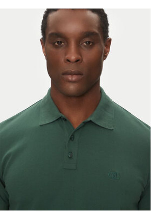 Liu Jo Polo QA5157 J0299 Zielony Regular Fit. Typ kołnierza: polo. Kolor: zielony. Materiał: bawełna