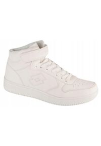 LOTTO - Trampki Męskie Średnia Wysokość Paliot OC. Kolor: biały. Sport: turystyka piesza #1