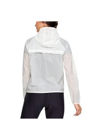 Kurtka turystyczna damska Under Armour Qualifier Storm Packable. Kolor: biały. Materiał: nylon. Sport: turystyka piesza