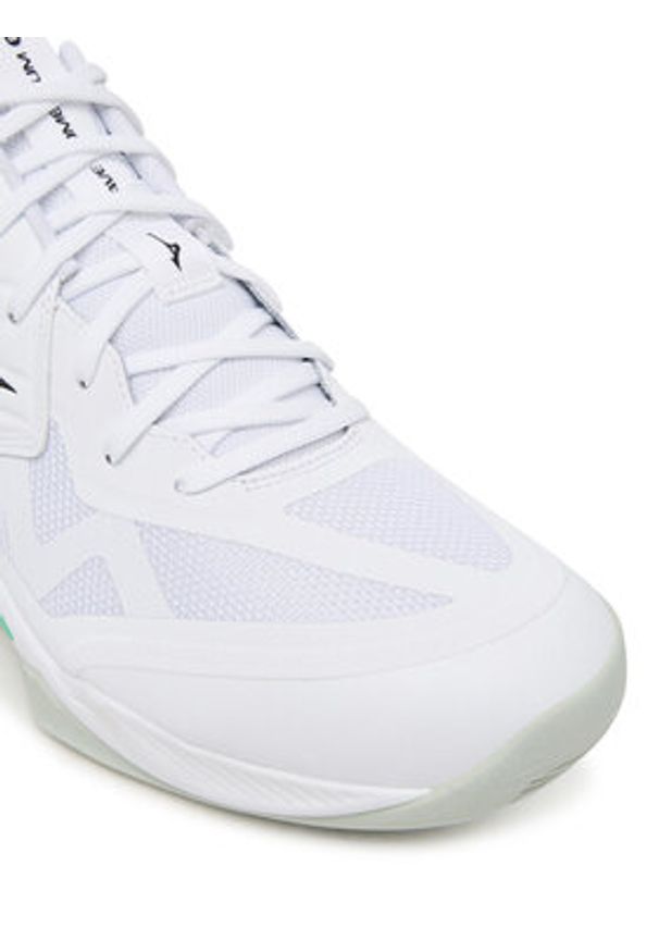 Mizuno Buty halowe Wave Momentum Pro Mid V1GA2545 Biały. Kolor: biały. Materiał: skóra. Model: Mizuno Wave