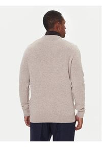 Barbour Sweter Essential Tisbury MKN0844ST51 Beżowy Regular Fit. Kolor: beżowy. Materiał: wełna #4