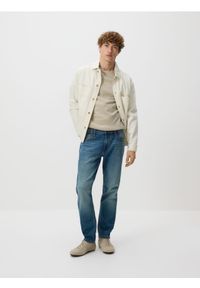 Reserved - Jeansy slim z efektem sprania - indigo jeans