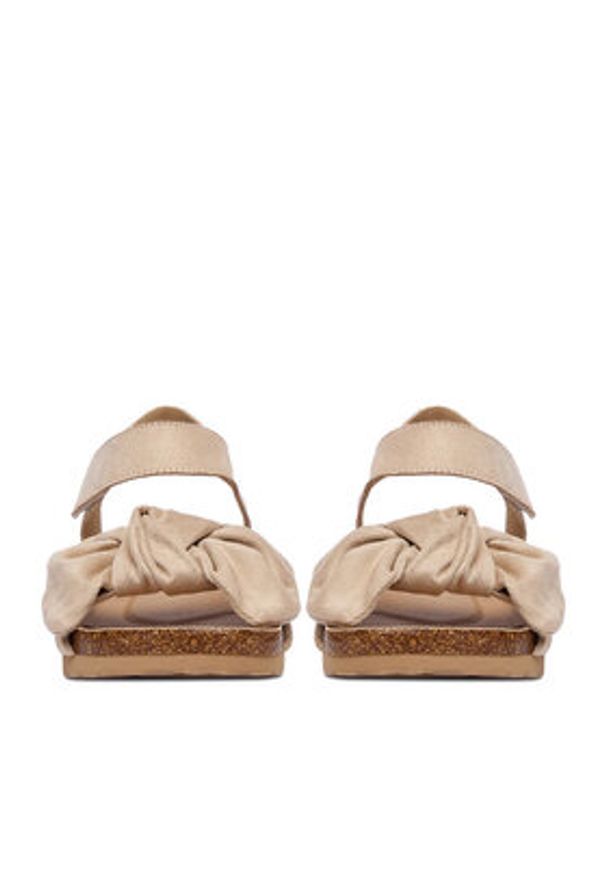 DeeZee Sandały CEO-CS20181-23 Beżowy jasny. Kolor: beżowy. Materiał: materiał