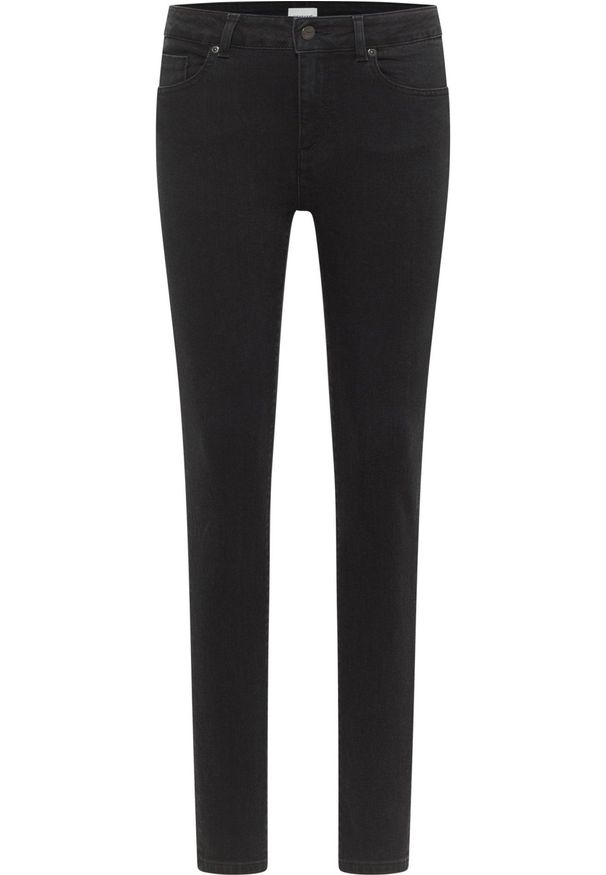 Damskie Spodnie Jeansowe Mustang Style Shelby Skinny Denim Black 1015976 4000 802