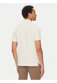 TOMMY HILFIGER - Tommy Hilfiger Polo Vertical MW0MW38951 Żółty Regular Fit. Typ kołnierza: polo. Kolor: żółty. Materiał: bawełna #3