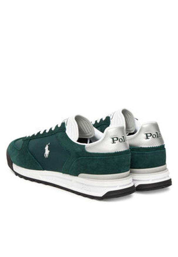 Polo Ralph Lauren Sneakersy 809974041004 Zielony. Kolor: zielony. Materiał: skóra, zamsz