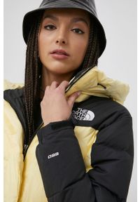 The North Face kurtka puchowa W HMLYN DOWN PARKA damska kolor żółty zimowa. Okazja: na co dzień. Kolor: żółty. Materiał: puch. Sezon: zima. Styl: casual #5