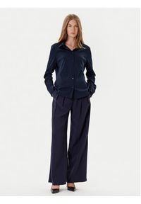 BOSS Koszula Bronta 50543691 Granatowy Extra Slim Fit. Kolor: niebieski. Materiał: bawełna #3