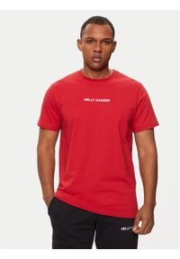 Helly Hansen T-Shirt Core T-Shirt 53532 Czerwony Regular Fit. Kolor: czerwony. Materiał: bawełna