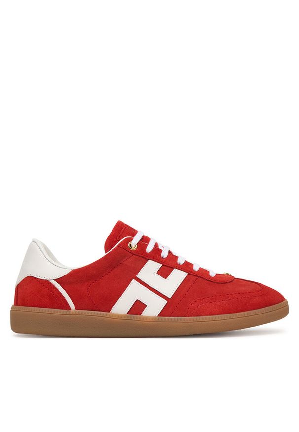 Sneakersy Elisabetta Franchi. Kolor: pomarańczowy