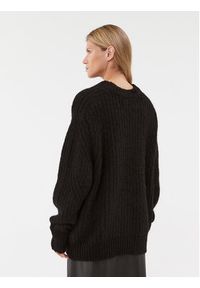 ROTATE Sweter Trui 112075100 Czarny Oversize. Kolor: czarny. Materiał: wełna #6