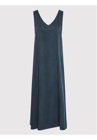 Ecoalf Sukienka letnia Cau GADRCAUDR1310WS22 Granatowy Regular Fit. Kolor: niebieski. Sezon: lato