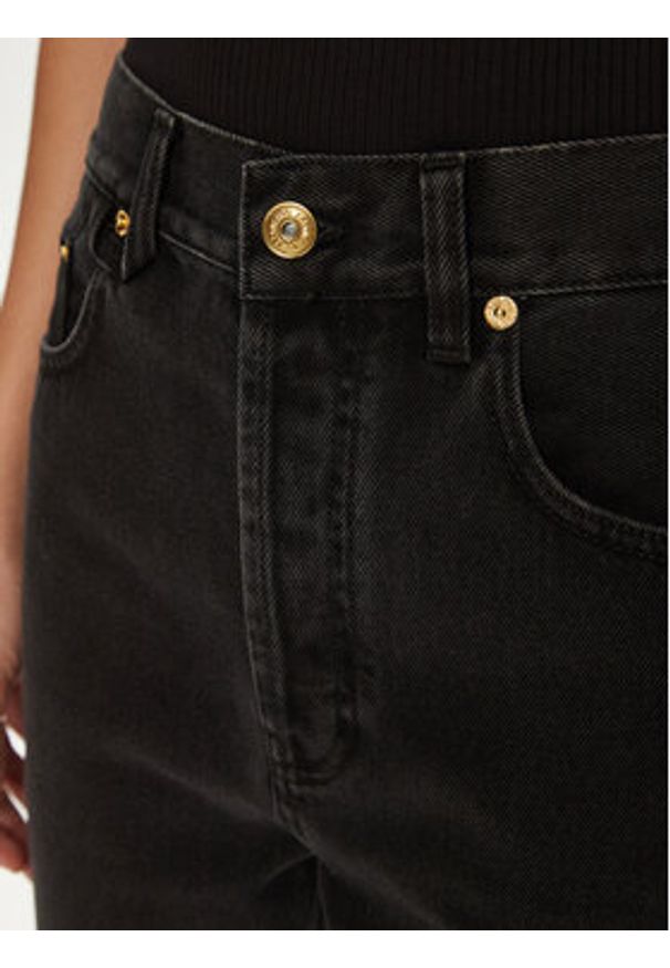 JACQUEMUS Jeansy 24E241DE035 Czarny Regular Fit. Kolor: czarny