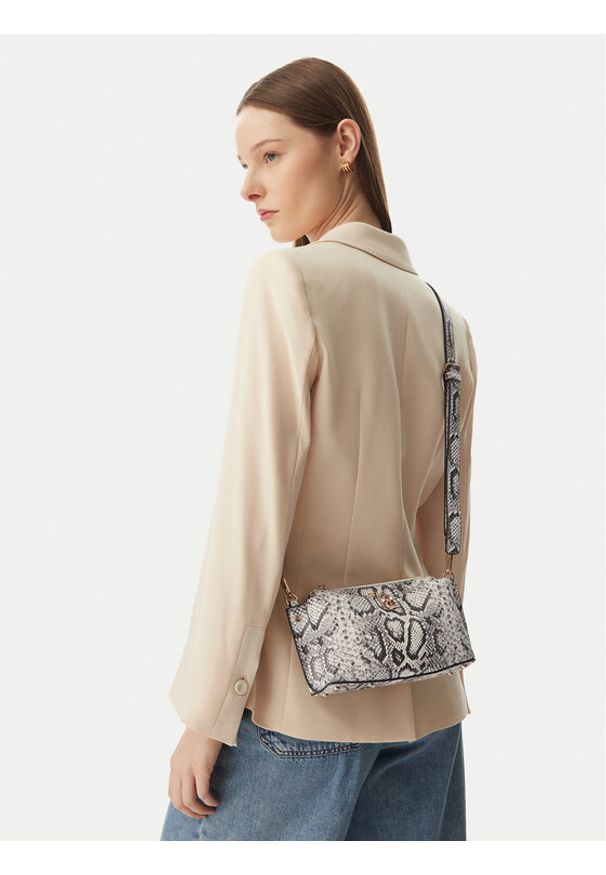 Guess Torebka Bianca Mini HWKG99 07720 Szary. Kolor: szary. Materiał: skórzane