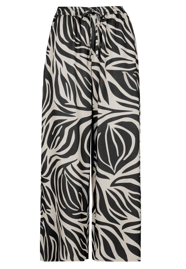 Volcano - Luźne spodnie z wzorem R-DOLANA. Materiał: wiskoza, materiał. Sezon: wiosna, lato. Styl: klasyczny