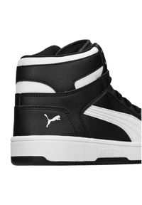 Buty Puma Rebound LayUp Sneakers Jr 370486 01 czarne. Kolor: czarny