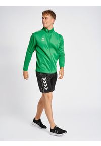 Bluza sportowa dla dorosłych Hummel Core XK Poly Zip Sweat. Kolor: zielony