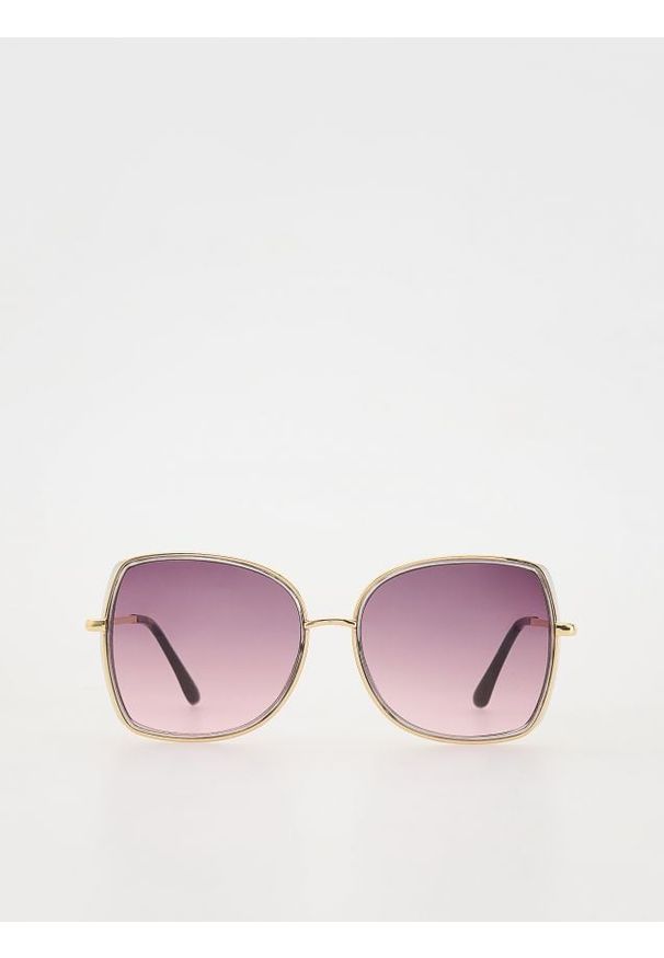 Reserved - Okulary przeciwsłoneczne - fioletowy. Kolor: fioletowy
