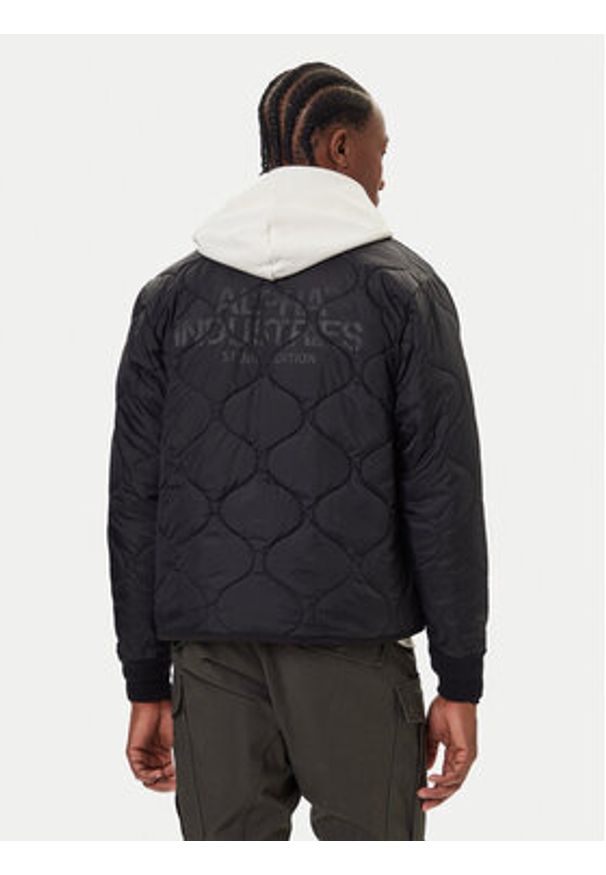 Alpha Industries Parka Studio M-51 Fishtail 258112 Czarny Regular Fit. Kolor: czarny. Materiał: bawełna, syntetyk