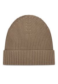 Calvin Klein Czapka Patch Chunky LV04D8053G Beżowy. Kolor: beżowy. Materiał: materiał, bawełna #3