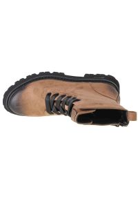 Big-Star - Buty Big Star Hiking Boots W KK274504 brązowe czarne. Zapięcie: sznurówki. Kolor: brązowy, wielokolorowy, czarny. Materiał: skóra, syntetyk, guma