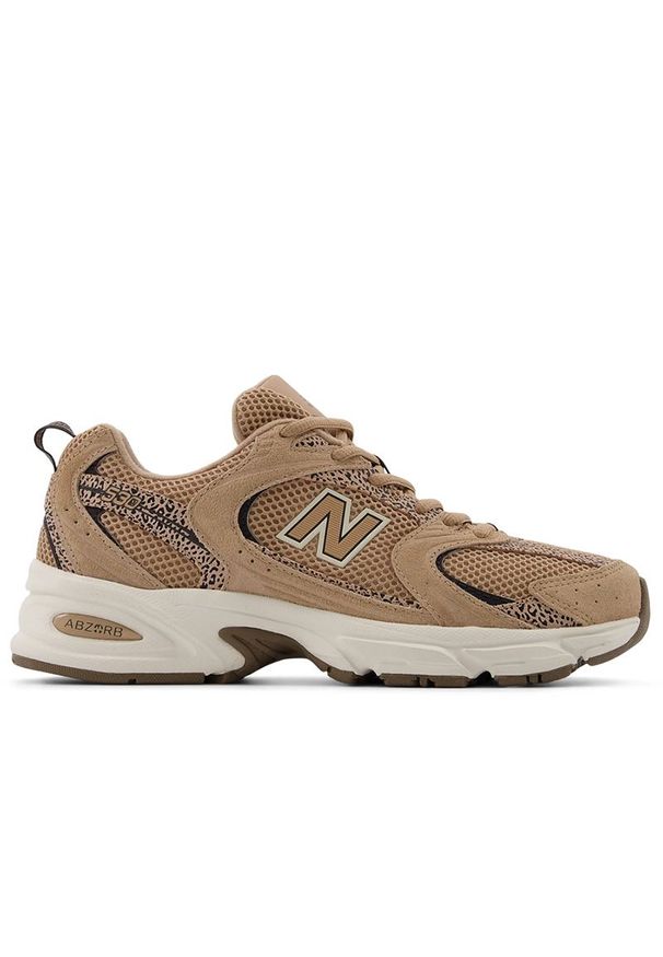 Buty damskie New Balance U530CRA - brązowe. Kolor: brązowy. Materiał: materiał, syntetyk. Szerokość cholewki: normalna. Sezon: lato. Sport: turystyka piesza