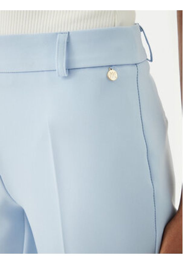 Maryley Spodnie materiałowe 26EB52Z/43MA Niebieski jasny Regular Fit. Kolor: niebieski. Materiał: syntetyk