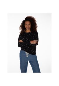 Protest - Sweter damski PROTEST SAVORY sweatshirt. Kolor: czarny. Sport: turystyka piesza