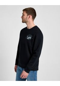 Lee - MESKA BLUZA LEE LOGO CREW SWS JET BLACK 112355660 #5