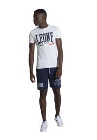 LEONE 1947 APPAREL - Męska koszulka z krótkim rękawem Leone 1947 Apparel. Kolor: biały. Materiał: tkanina. Długość rękawa: krótki rękaw. Długość: krótkie. Sport: fitness
