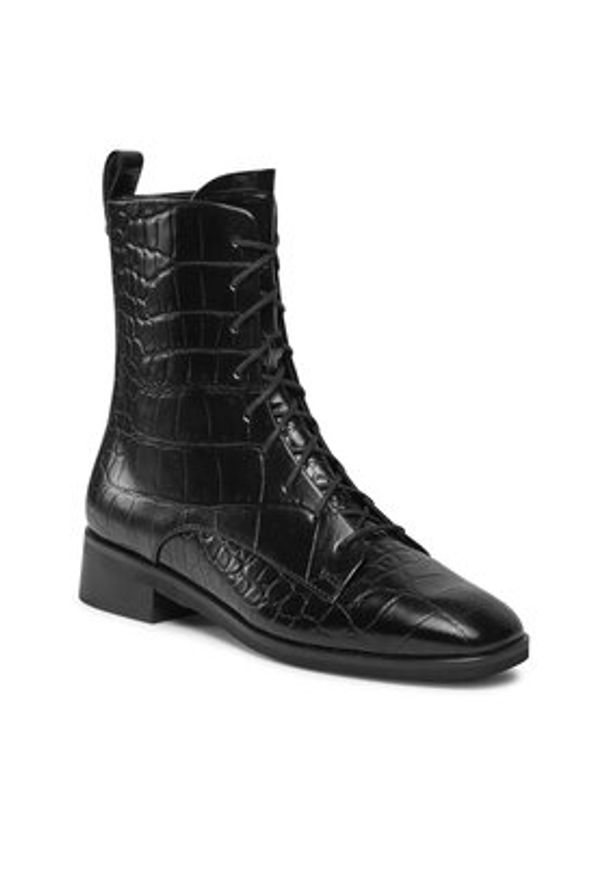 BALAGAN - Balagan Trzewiki Tzava Czarny. Kolor: czarny. Materiał: lakier, skóra