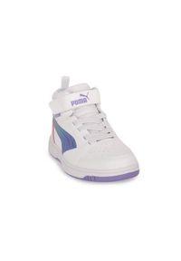 Buty do chodzenia dla dzieci Puma 01 Rebound V6 Low. Kolor: wielokolorowy. Materiał: syntetyk, materiał. Szerokość cholewki: normalna. Sport: turystyka piesza