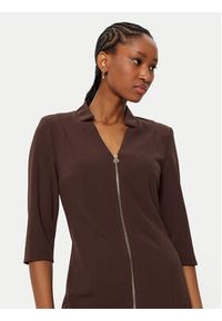 Rinascimento Sukienka koktajlowa CFC0121893003 Brązowy Slim Fit. Kolor: brązowy. Materiał: syntetyk. Styl: wizytowy #3