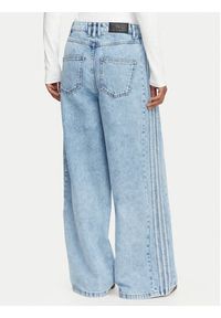 Adidas - adidas Jeansy Adibreak Mid Rise Wide Leg Denim Pant KT2651 Niebieski jasny Wide Leg. Kolor: niebieski #4