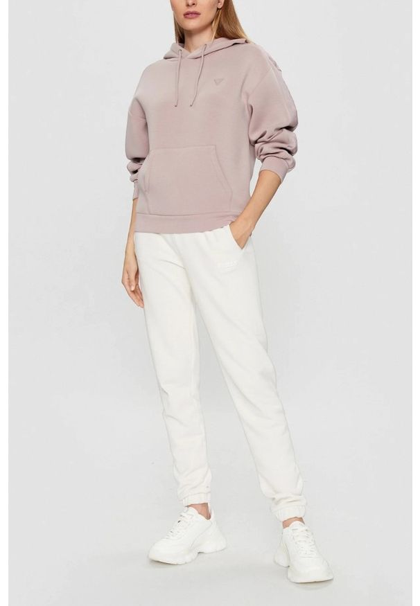 Guess - GUESS Taupe bluza damska Brenda. Kolor: beżowy
