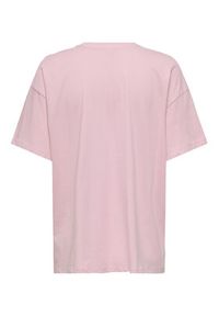 only - ONLY T-Shirt Vivvi 15346761 Różowy Regular Fit. Kolor: różowy. Materiał: bawełna #6