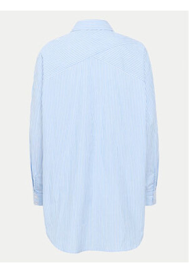 Kaffe Koszula Dabra 10508369 Niebieski Loose Fit. Kolor: niebieski. Materiał: bawełna