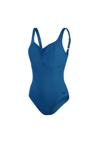Speedo - Damski Jednoczęściowy Kostium Kąpielowy Shaping AquaNite. Kolor: niebieski